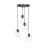 Emibig Pendelleuchte Istar Stahl Schwarz | Geeignet für 4x E27 - Max 10W